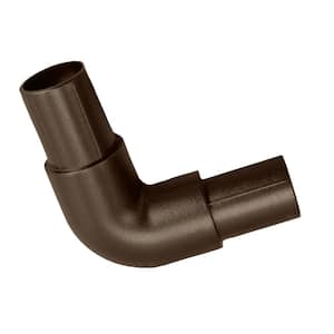 Secondary Handrail 90-Degree Elbow Brown 4" x 3"