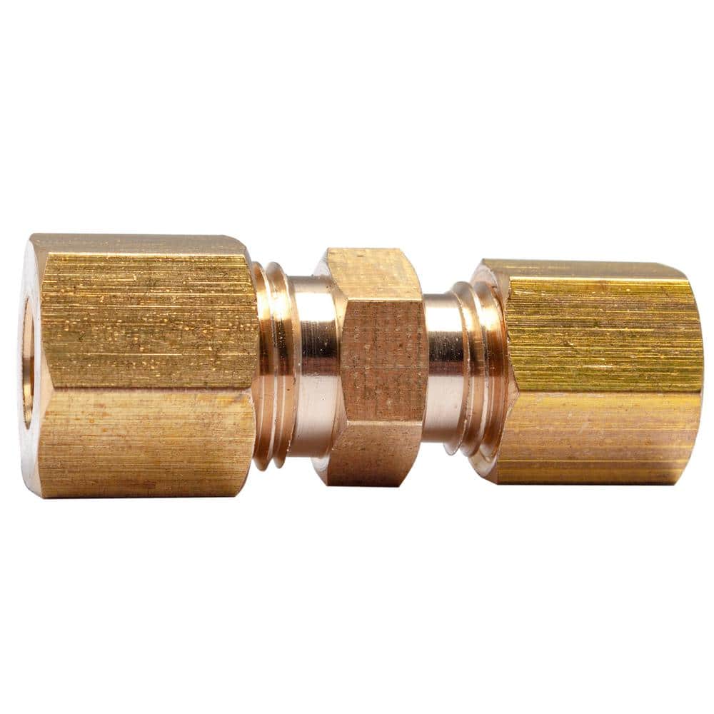 LTWFITTING 3/16 in. O.D. x 1/4 in. O.D. Brass Compression Reducing