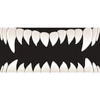 My Door Decor 7 ft. x 8 ft. Scary Teeth Halloween Garage Door Decor ...