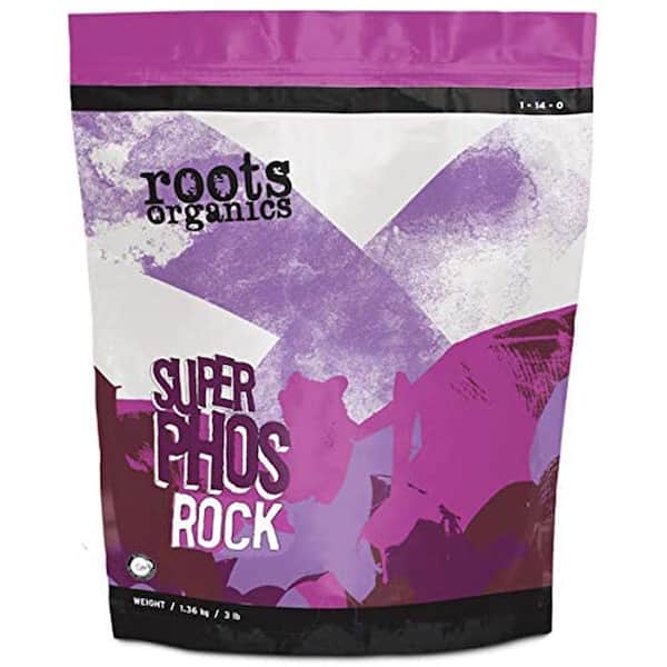 Roots Organics ROSPR3 Super Phos Rock Guano 1-14-0 Garden Booster, 3 lbs.