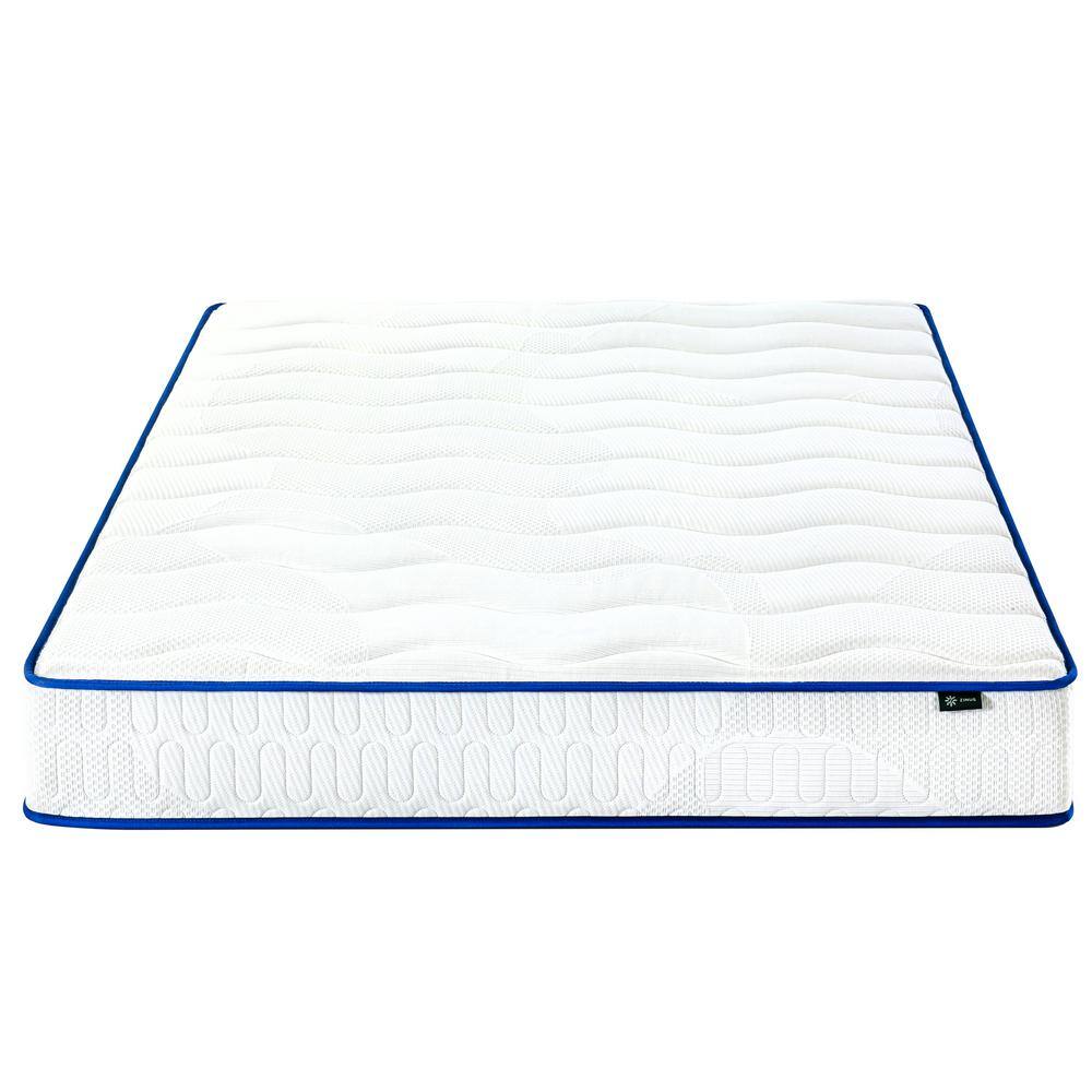 Zinus Full Medium Tight Top Essential Innerspring 10 in. Mattress ...