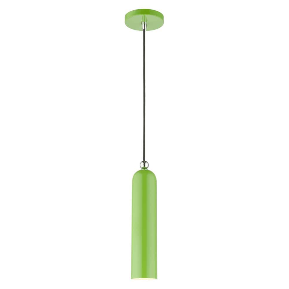 Ardmore 1 Light Shiny Apple Green Pendant