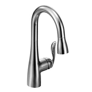 Arbor Single-Handle Pull-Down Sprayer Bar Faucet with Reflex and Power Clean in Chrome
