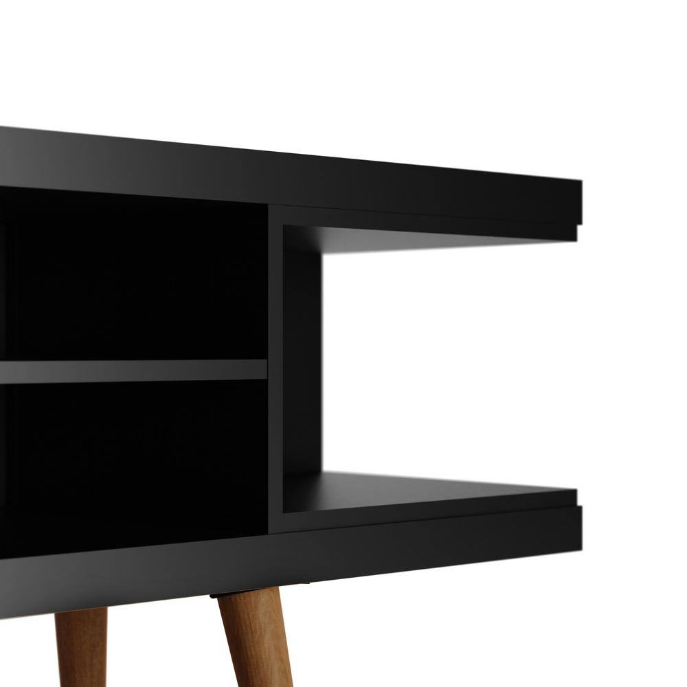 Utopia Black 70.47" Mid Century Modern TV Stand