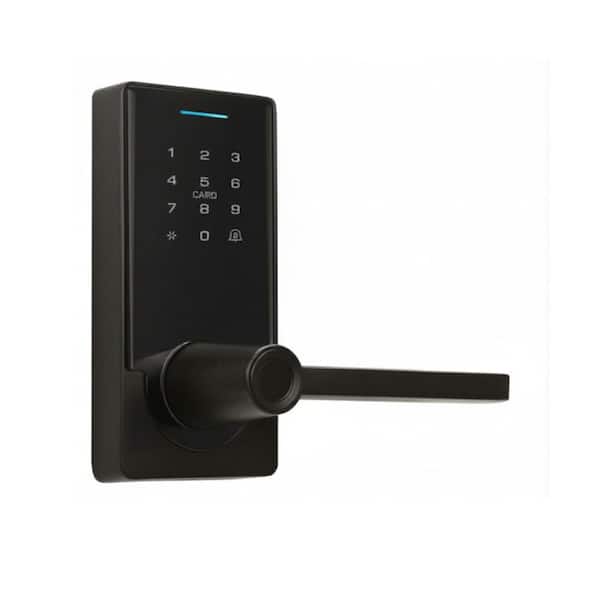 Wi-Fi Smart Lever Latch Door Lock – App, Fingerprint, Keypad, Card & Key Unlock