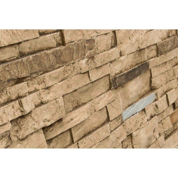 Urestone Stacked Stone #65 24 in. x 48 in. Mountain Country Stone
