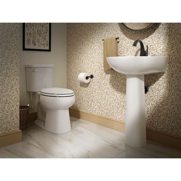 KOHLER Essential 32 in. W x 32 in. H Round Framed Wall Mount Bathroom Vanity Mirror in Brushed Nickel