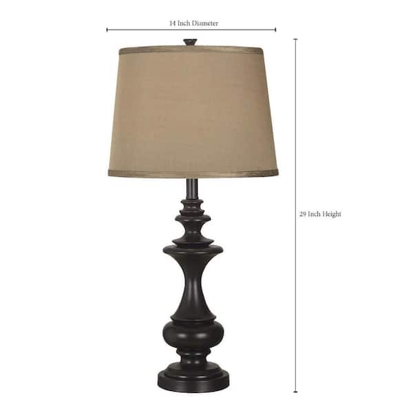 Oil Rubbed Bronze Table Lamp 21430orb, 29 Inch Table Lamps