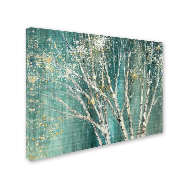 Trademark Art Julia Purinton 'Blue Birch' Canvas Art