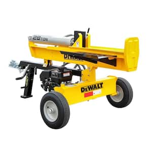 28 Ton 196cc 6.5HP Kohler Engine Horizontal/Vertical Full Beam Hydraulic Log Splitter, Auto Return/Integrated Log Cradle