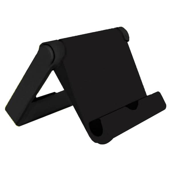 BayouTech Universal Folding Stand for Tablets and Smartphones, Black