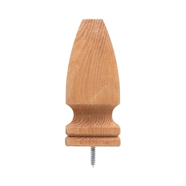 ProWood 4 in. x 4 in. Gothic Wood Post Cap Finial (6-Pack)