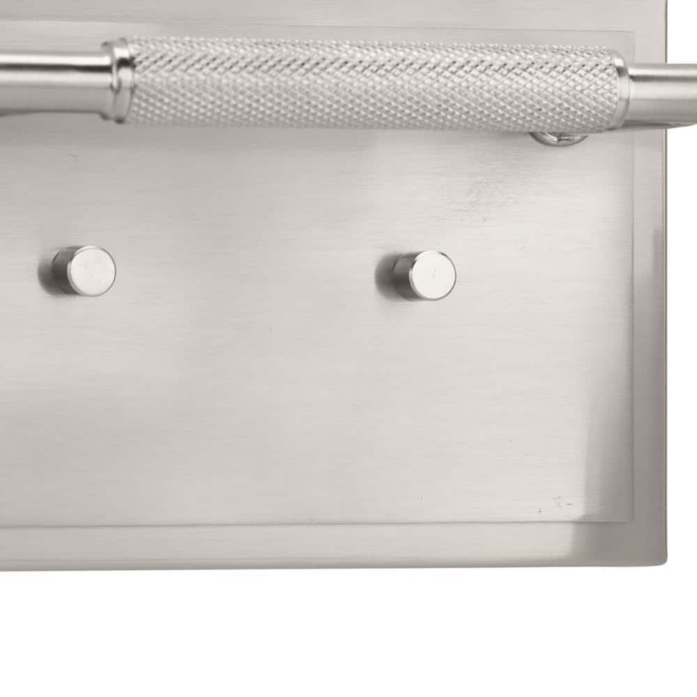 Brushed Nickel 4-Light Vanity with Opal Glass Shades