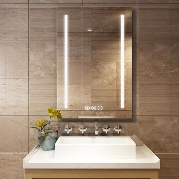 Lighted Wall Makeup Mirror, Are Lighted Bathroom Mirrors Good For Makeup