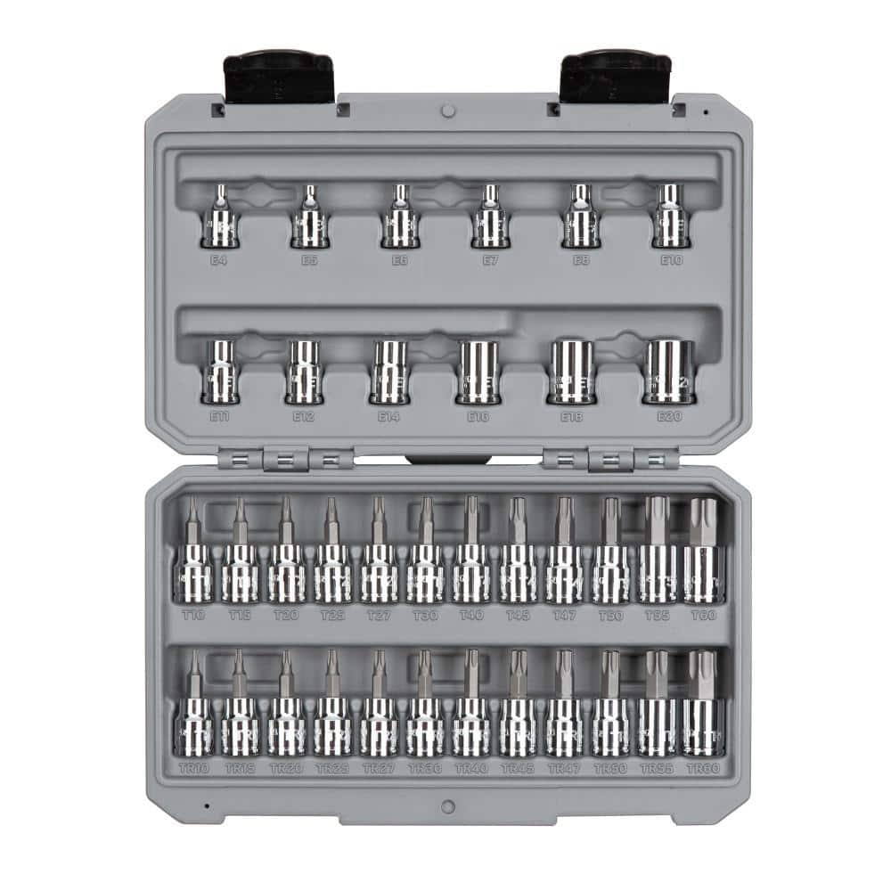 TEKTON 3/8 in. Drive Torx/TR Torx Bit and External Star Socket Set