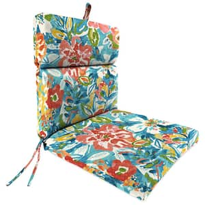 44 in. L x 22 in. W x 4 in. T Outdoor Chair Cushion in Sun River Sky