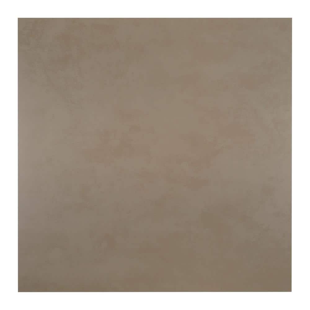 Basics Khaki 24 in. x 24 in. Matte Porcelain Floor and Wall Tile (15.49 sq.
