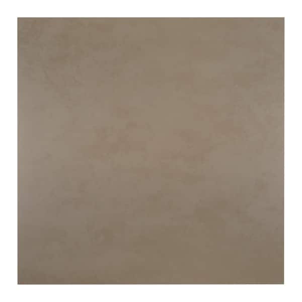 Unbranded Basics Khaki 24 in. x 24 in. Matte Porcelain Floor and Wall Tile (15.49 sq. ft./Case)