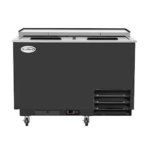50 in. with 14 cu. ft. Capacity Auto / Cycle Defrost Commercial Chest Freezer Glass Froster in Black