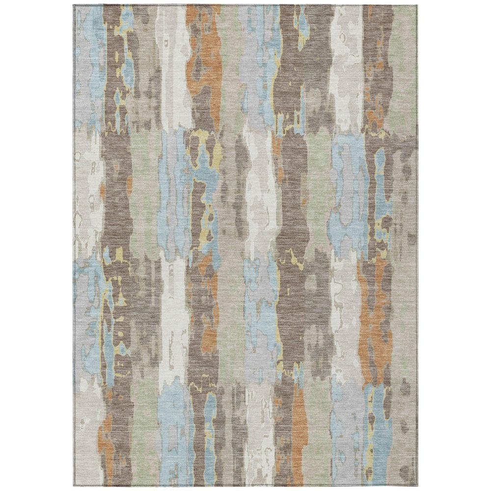 Chantille Machine Washable Indoor/Outdoor Abstract ACN2697 Ivory 3 ft. x 4 ft. Area Rug price history on PriceWatchPro