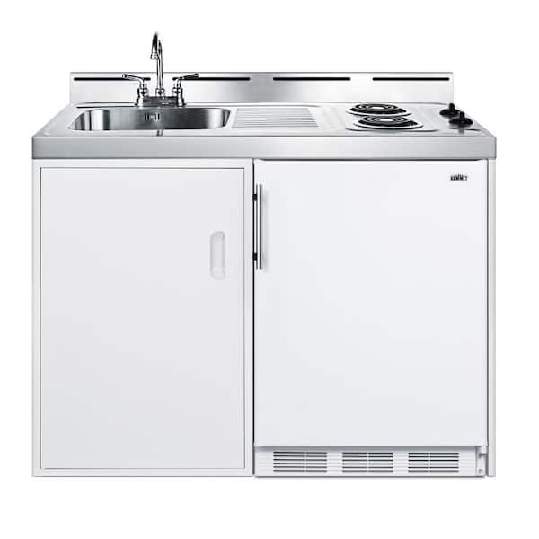 Summit Appliance 47.25 in. W Compact Kitchen in White