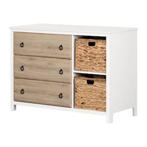 Cotton Candy Beige Kids Dresser with drawers