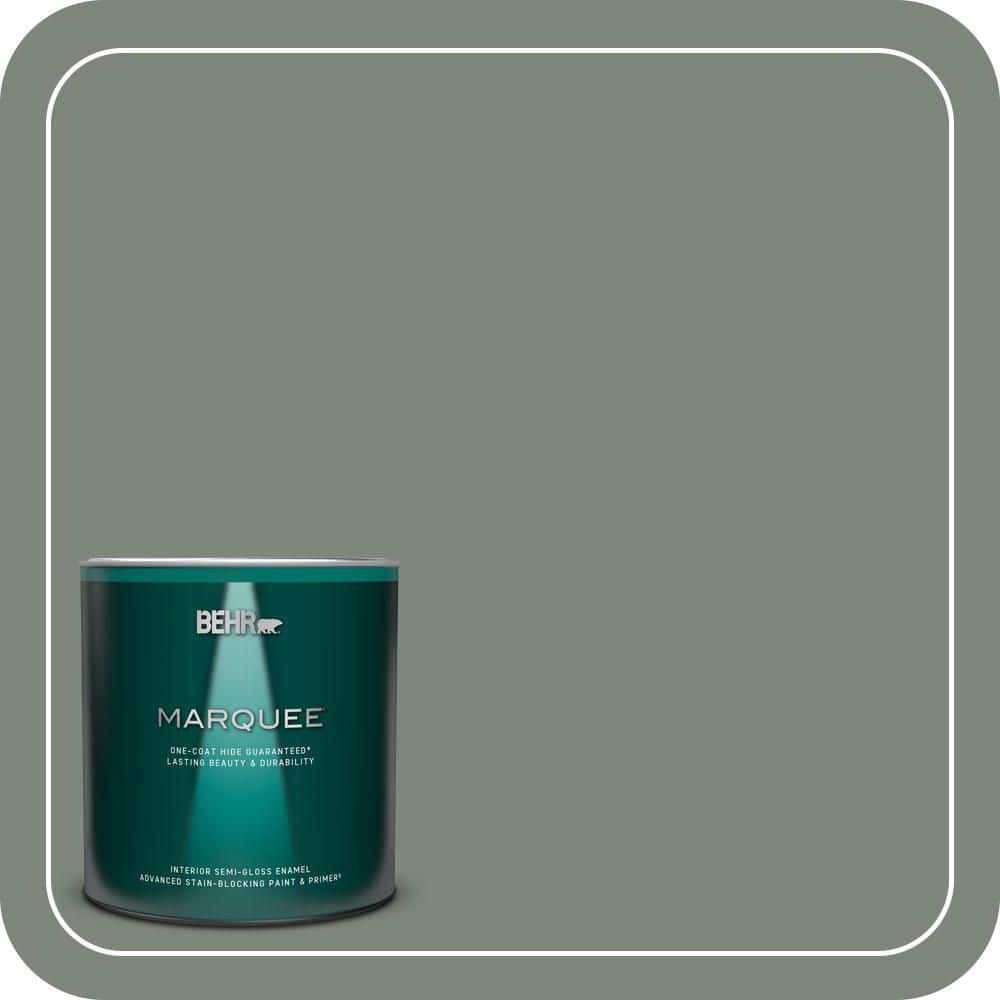 1 qt. #N410-5 Village Green One-Coat Hide Semi-Gloss Enamel Interior Paint & Primer price history on PriceWatchPro