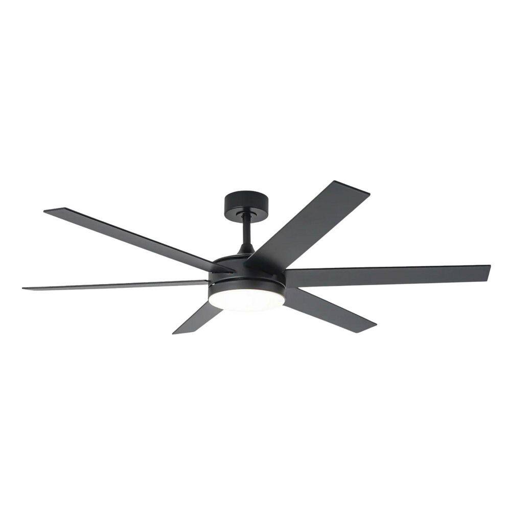 SkyFan Cassiopeia 60 in. 6-Blade Color Changing LED Matte Black Plug & Play Ceiling Fan price history on PriceWatchPro