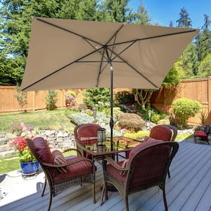 15 ft patio umbrella replacement canopy Yescom Umbrella Replacement Canopy 15x9ft 12-Rib Rectangle main image 0