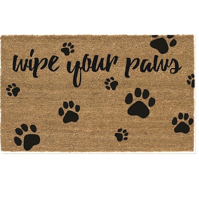 Wipe Your Paws 24 in. x 36 in. Coir Mat