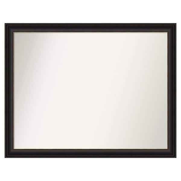 Amanti Art Trio Oil Rubbed Bronze 46.5 in. x 36.5 in. Cusom Non-Beveled Framed Bathroom Vanity Wall Mirror