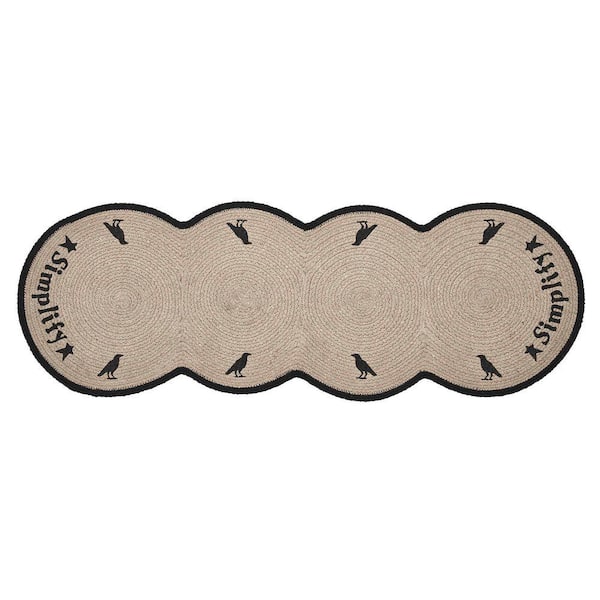 Raven Harvest Simplify Stencil 12 in. W x 36 in. L Table Runner