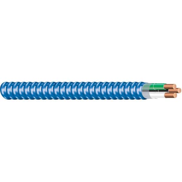 12/2 x 250 ft. Solid Blue CU MC (Metal Clad) Armorlite Cable