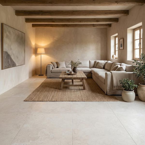 Thaddeus 32 in. x 32 in. Matte White Porcelain Tile (13.77 sq. ft./Case)