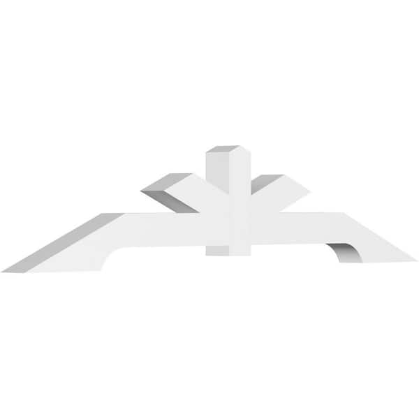 Ekena Millwork Vanguard 72 in. W x 15 in. H x 4 in. D Signature Polyurethane Bracket