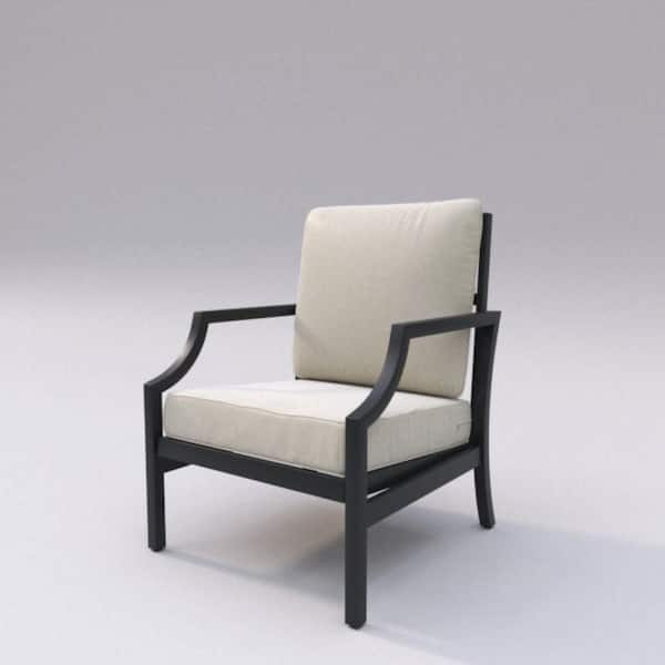 LQOFZ 24 in. L x 24 in. W x 5 in. T Outdoor Deep Seat Chair Cushion and Backrest Cushion Set in Beige