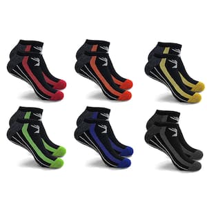 Men Large/X-Large Ankle-Length High Energy Compression Socks for (6-Pack)