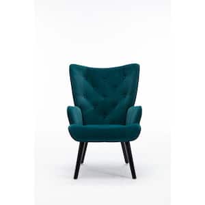 Teal Arm Accent chair Living Room/Bed Room, Modern Leisure Chair