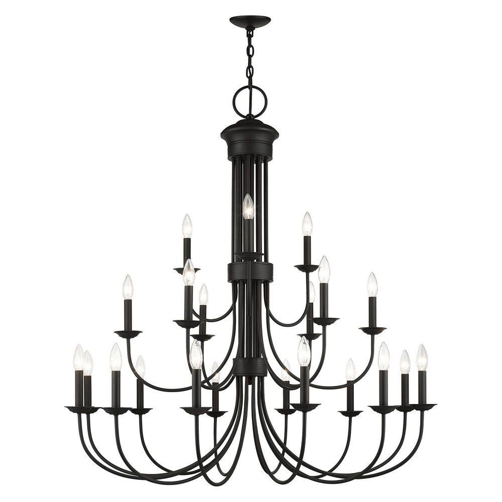 Abbotsford 21 Light Black Foyer Chandelier for Entry Way with No Bulbs Included price history on PriceWatchPro
