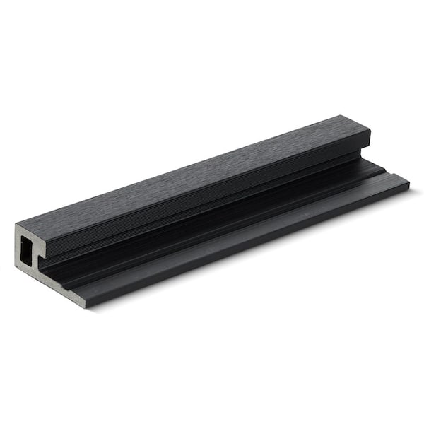 Unbranded 1.4 in. x 3.1 in. x 12 ft. Obsidian Soar Inner Corner (Vertical) Trim-Composite Siding Board