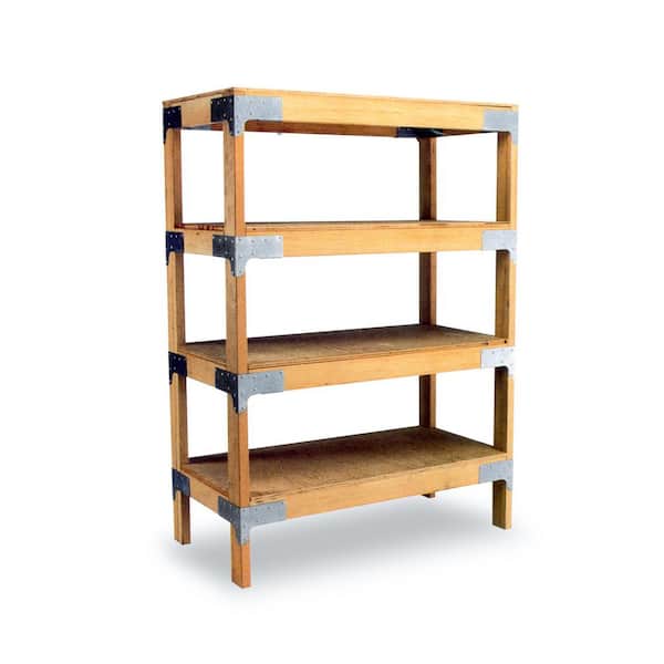 DIY Heavy-Duty Shelving Unit Hardware Kit