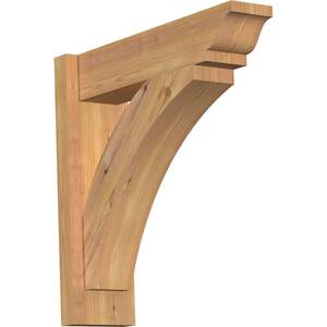 6 in. x 20 in. x 20 in. Western Red Cedar Thorton Traditional Smooth Outlooker