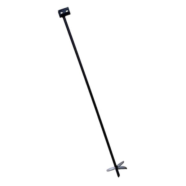 Tie Down 5/8 in. x 48 in. Manufactured Home Anchor in Black Paint