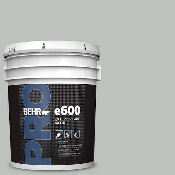 5 gal. #HDC-NT-23G Alaskan Gray Satin Exterior Paint