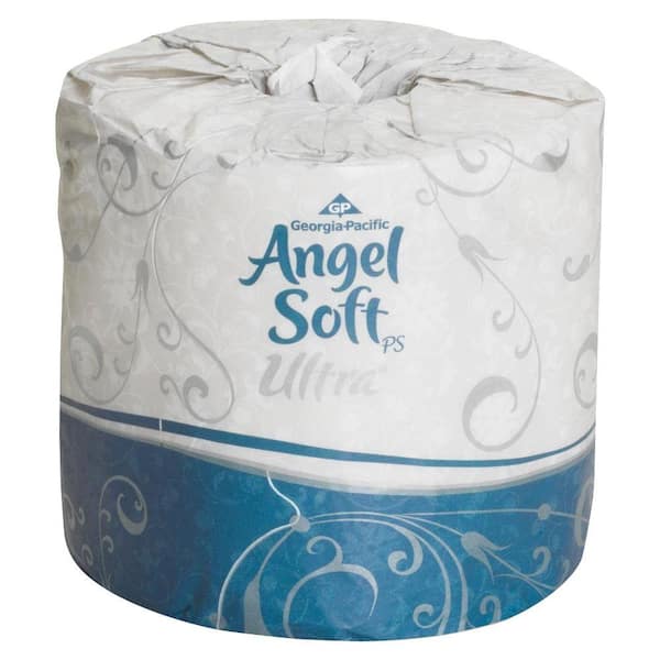 Angel Soft 4.05 in. x 4.50 in. Bath Tissue 2-Ply (400 Sheets per Roll)