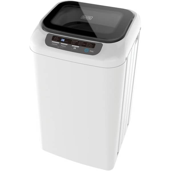 BLACK+DECKER 0.85 cu. ft. Portable Top Load Washing Machine in White