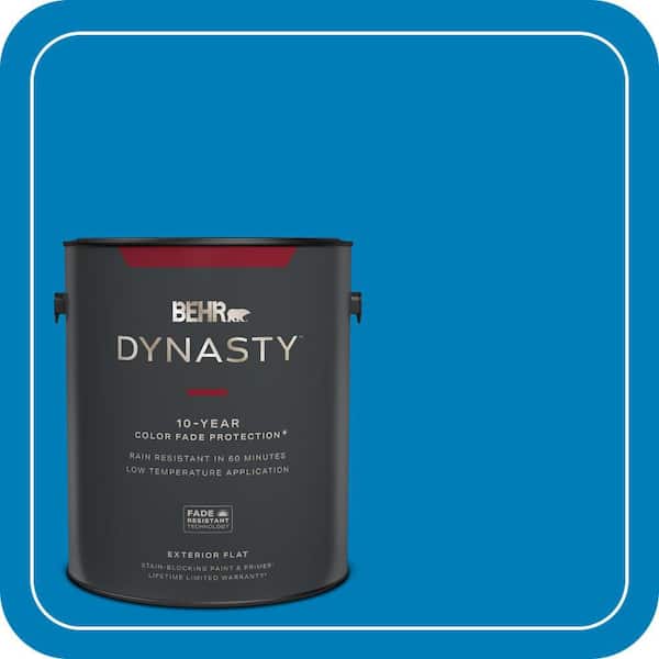 BEHR DYNASTY 1 gal. #S-G-550 Artesian Water Flat Exterior Stain-Blocking Paint & Primer