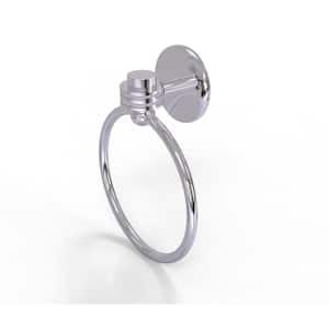 Satellite Orbit One Collection Towel Ring with Dotted Accent in Polished Chrome