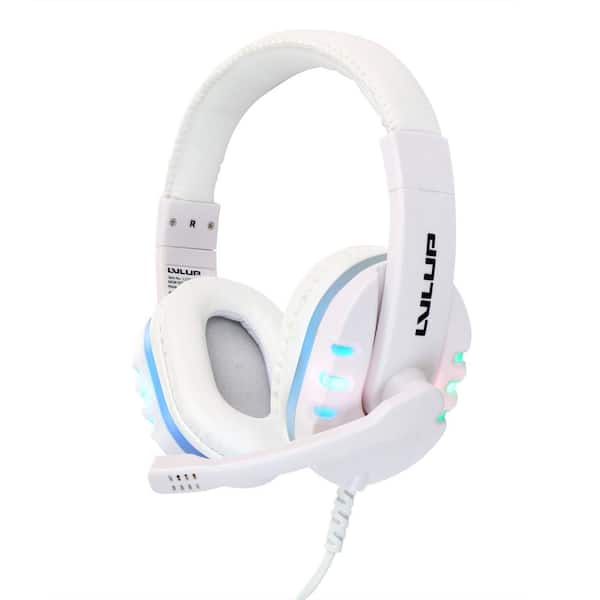 VIVITAR Light Up Pro Gaming Headset in White