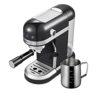 2-Cup Espresso 19-Bar Stainless Steel Machine